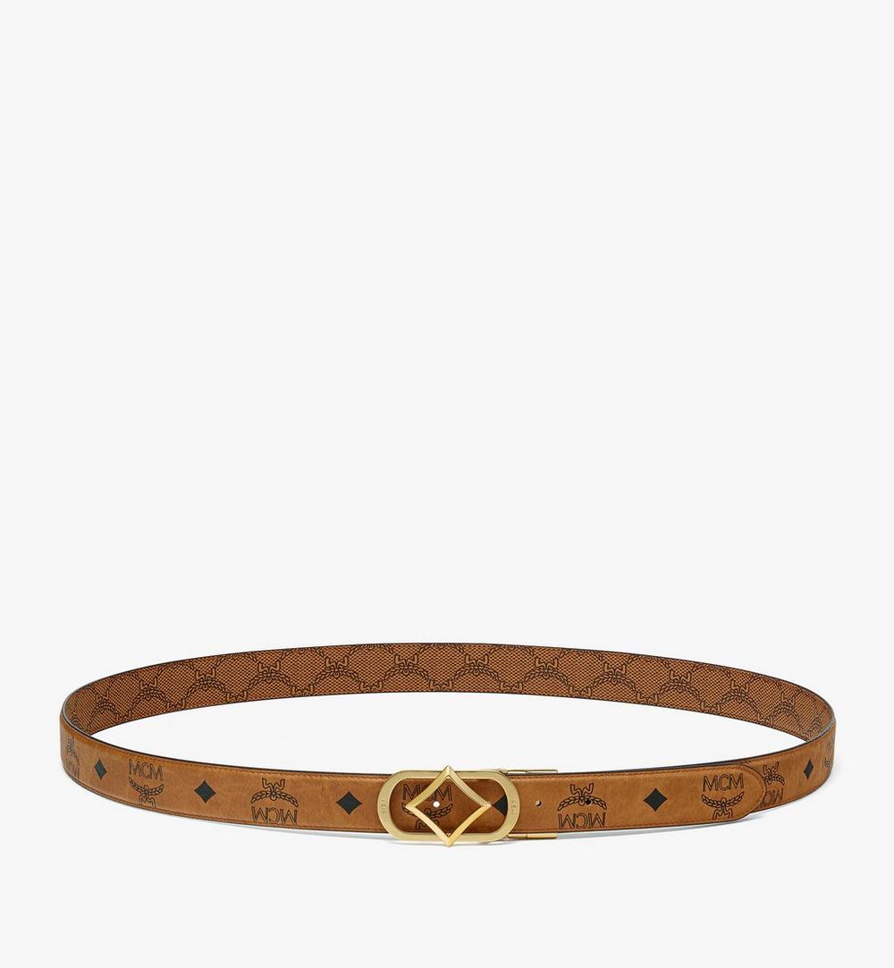 Diamond Buckle Reversible Monogram Belt 1 Diamond Buckle Reversible Monogram Belt 1
